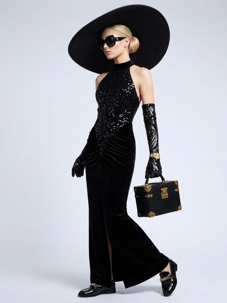 MADISON Women's Black Gown Prêt-à-Porter BYMANYC ® New York: Black / M