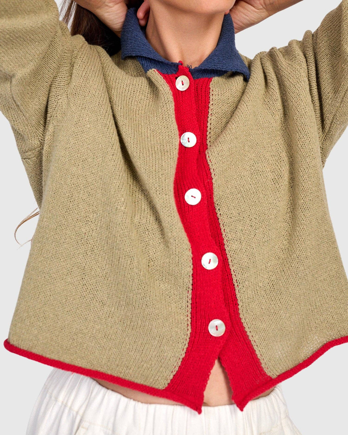Coco Cardigan, Red: Red / ONE SIZE