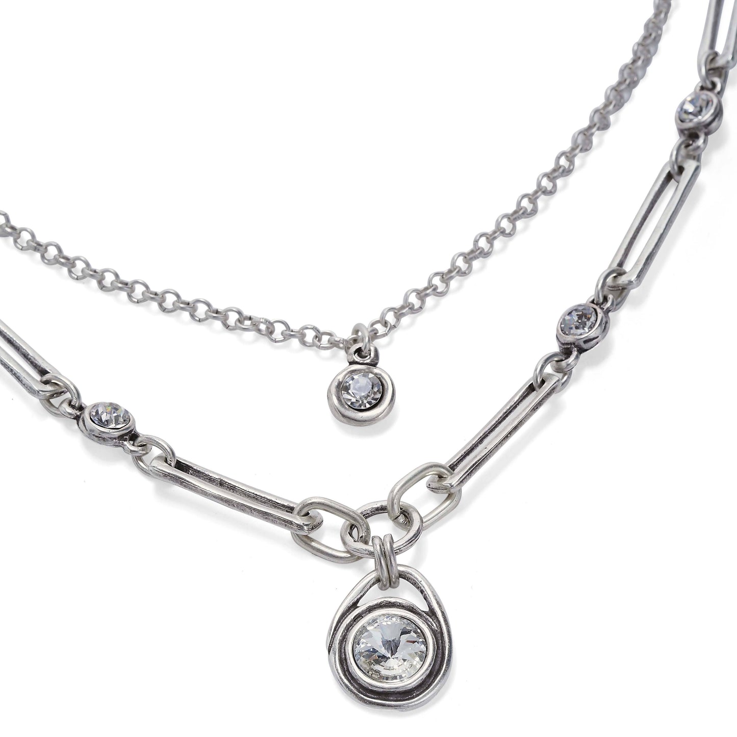 Handmade Pewter Necklace - 3817