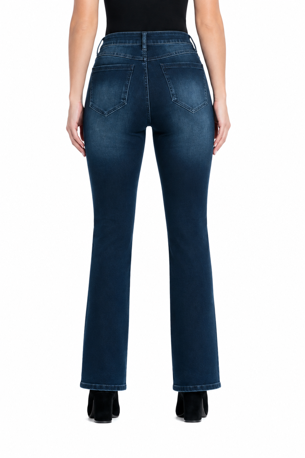 27" Petite Better Butter Slim Straight Jean w/ Exposed Snaps: 8P/29P