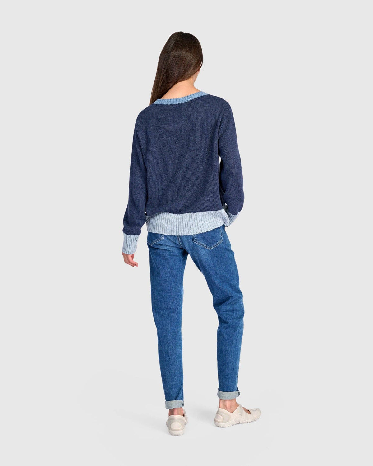 Bauble Pocket Sweater, Blue: NAVY / ONE SIZE