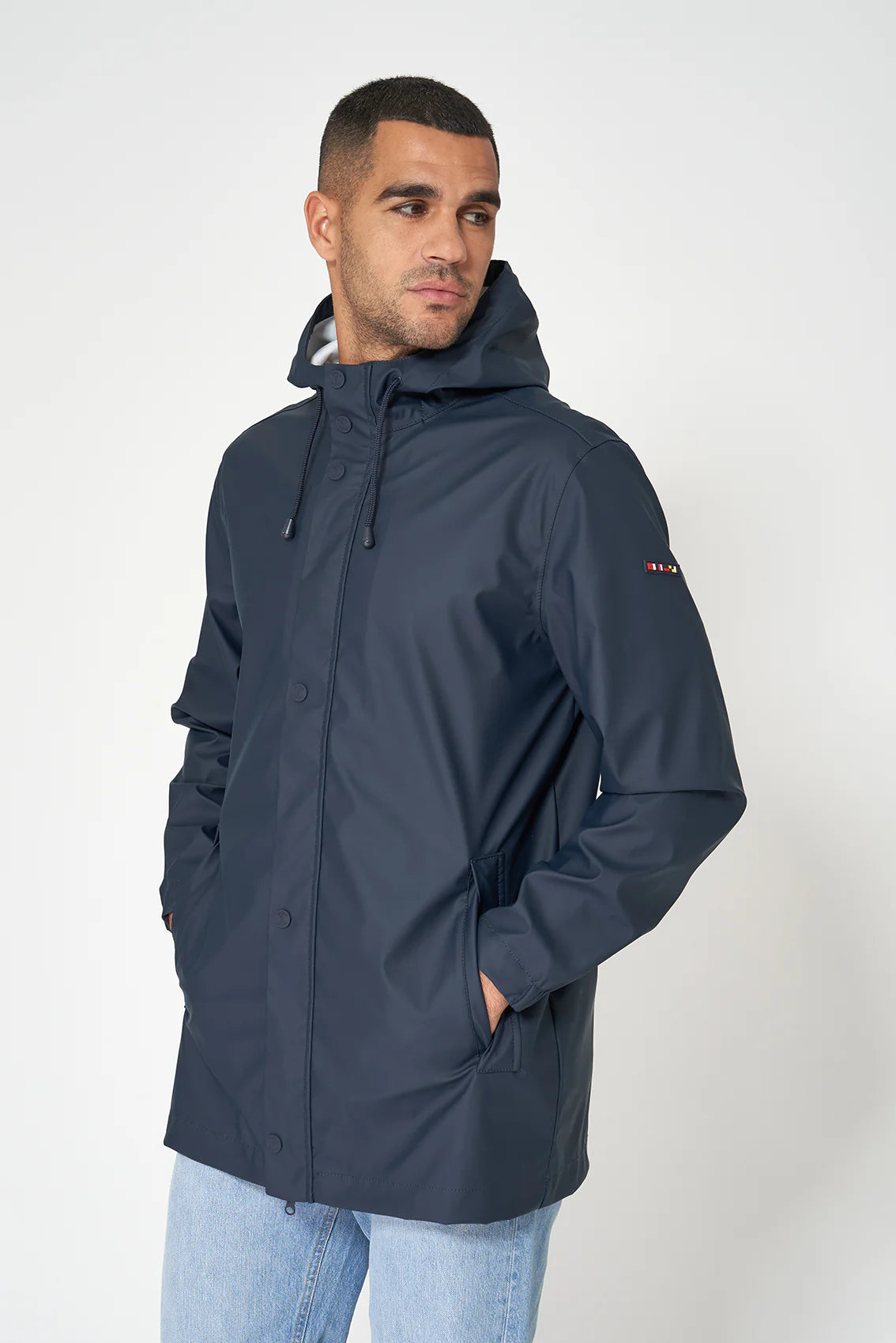 Lightweight Loose-Fitting 100% Waterproof Unisex Rain Jacket C3164-MA - Batela