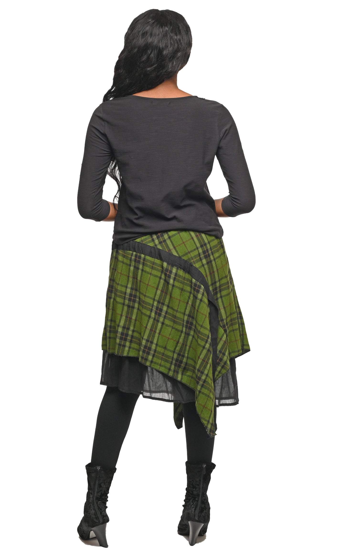 CV1230 Petra Skirt in Belfast Flannel*: XS