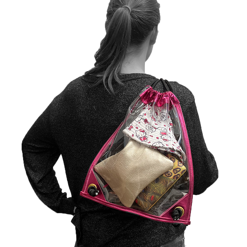 The Stadium Stuff Sack / Backpack: Gold