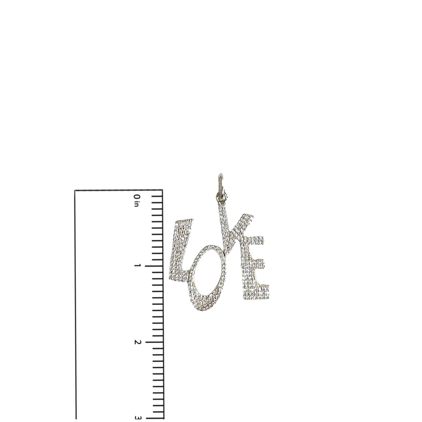 Funky Love CZ  Charm: Gold