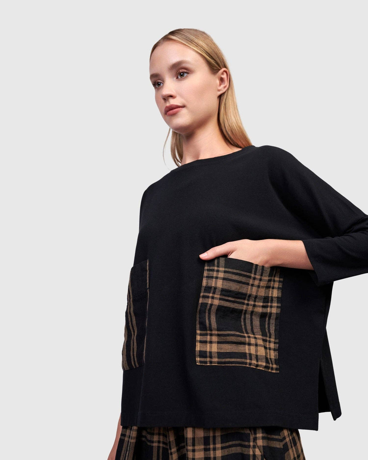 Oud Pockets Top, Terra: Terra / L (US 14-16)
