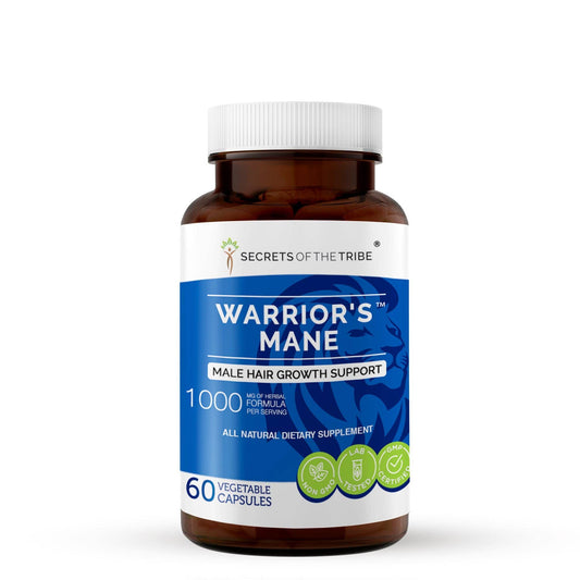 Warrior's Mane Capsules. Male Hair Growth Support: 60 Capsules
