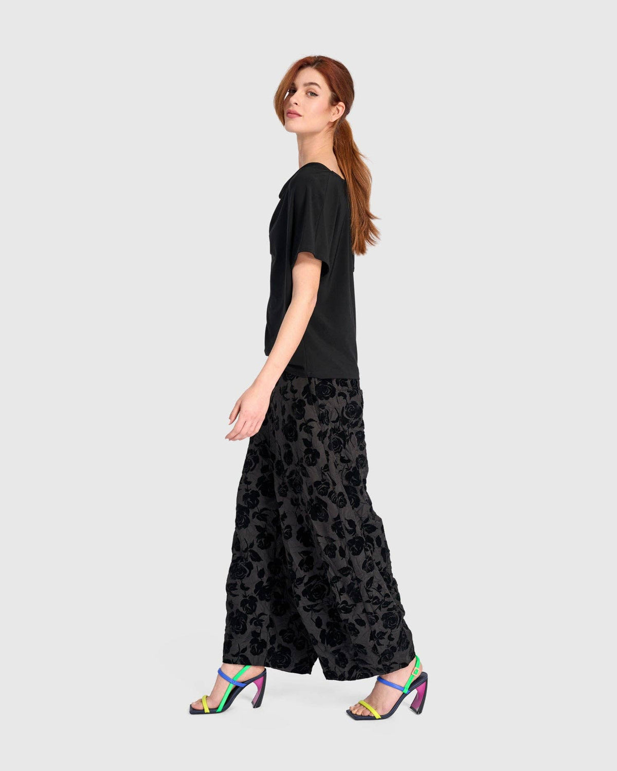 Attar Lantern Pants, Black Rose: BLACK / 2 (US 8-10)