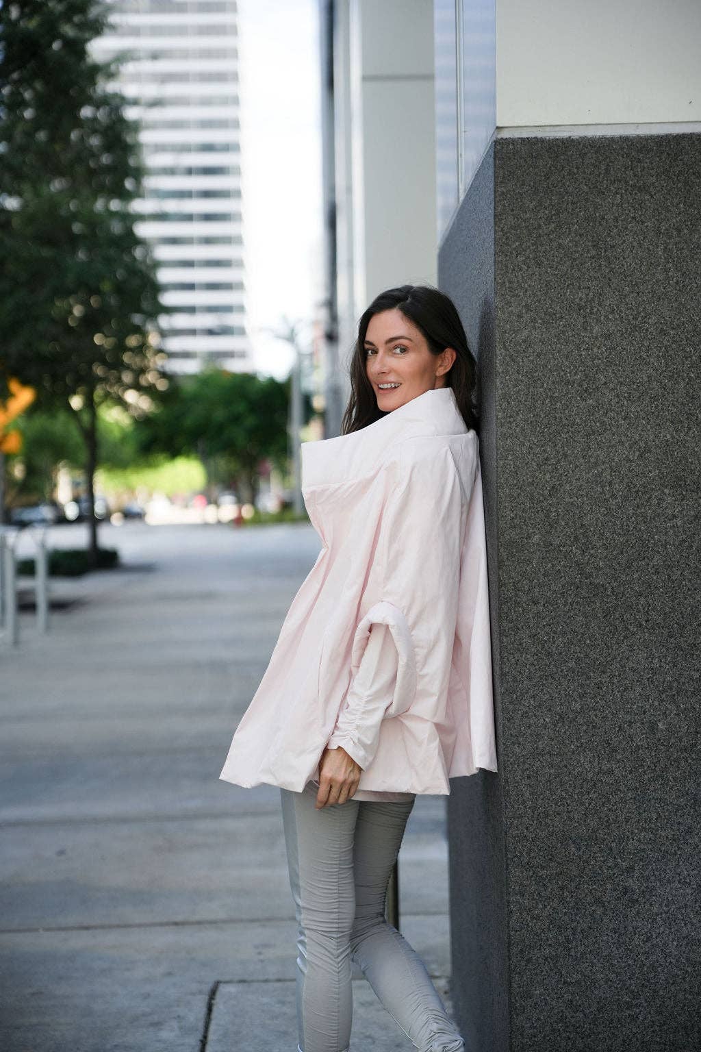 Nylon Chic Cape - Blush: Blush
