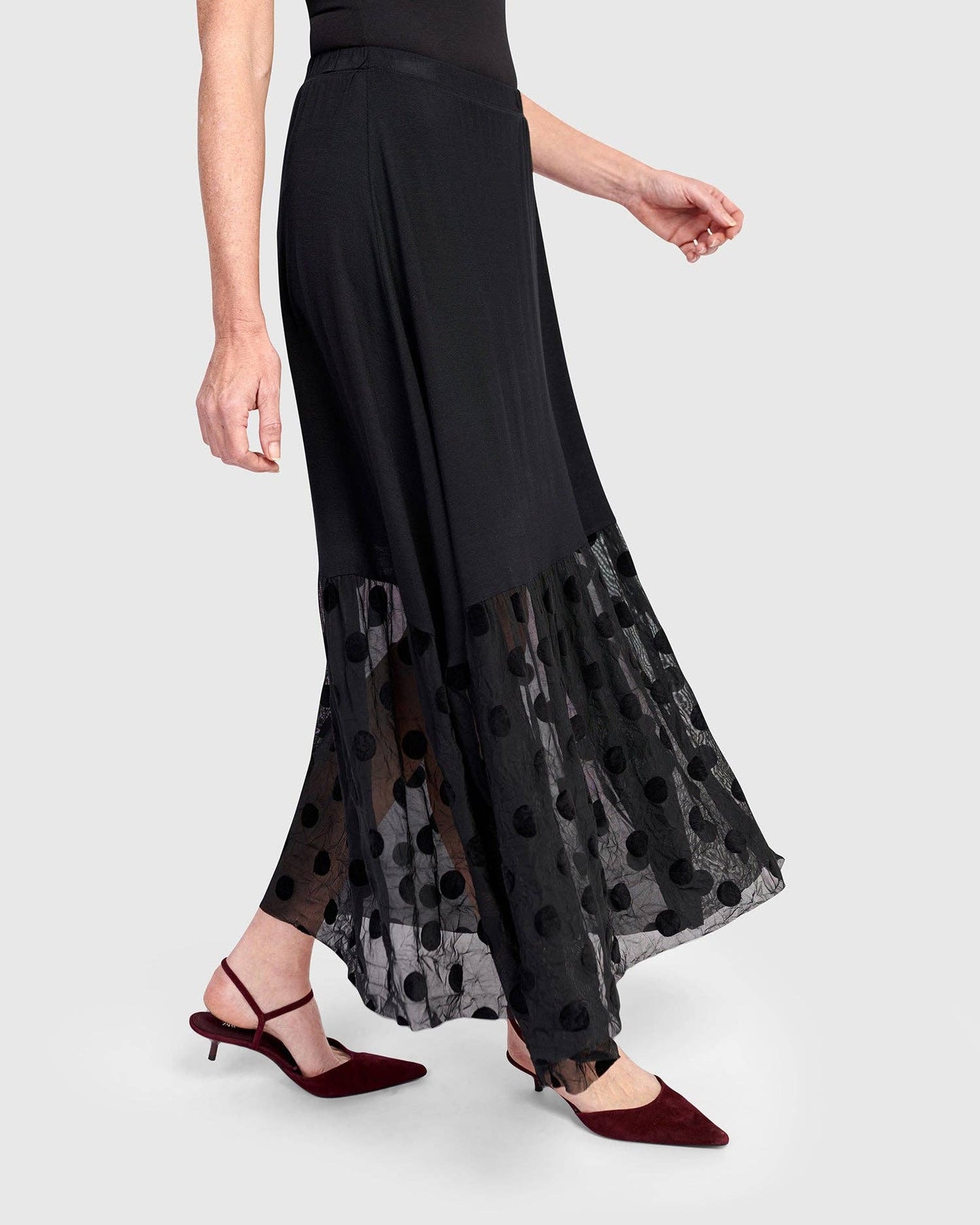 Joanie Maxi Skirt, Black: BLACK / 1 (US 6-8)