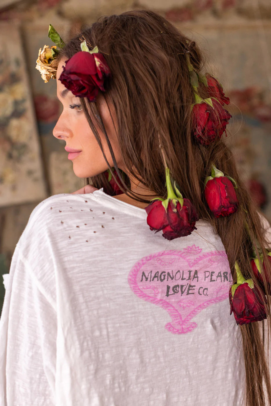 Flor De La Pasión Viggo Tee 2238 - Magnolia Pearl