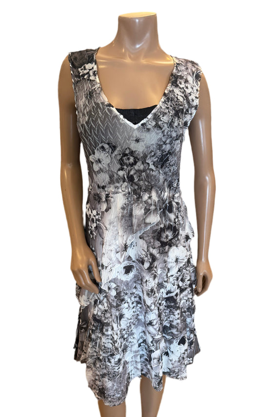 Short Sleeve V Neck Dress CTS19494 - KOMAROV