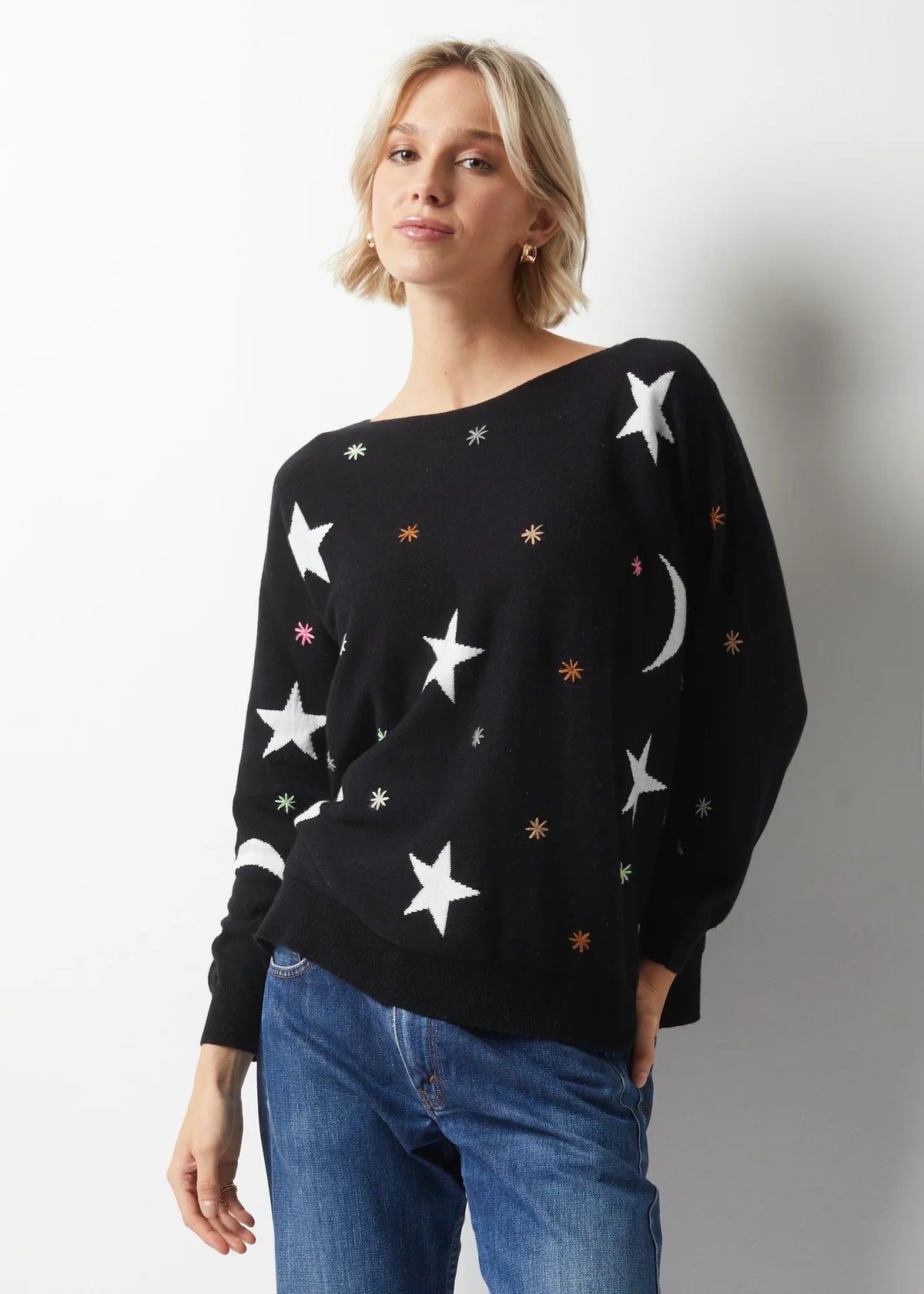 Starry Night Sweater ZP6347U - Zaket & Plover