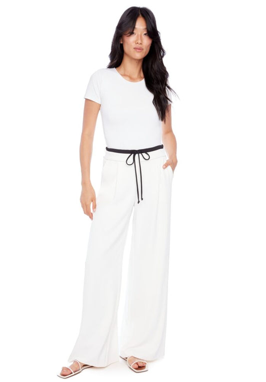Fiona Solid Vegan Silk Wide Leg Pant 256014 - I Love Tyler Madison