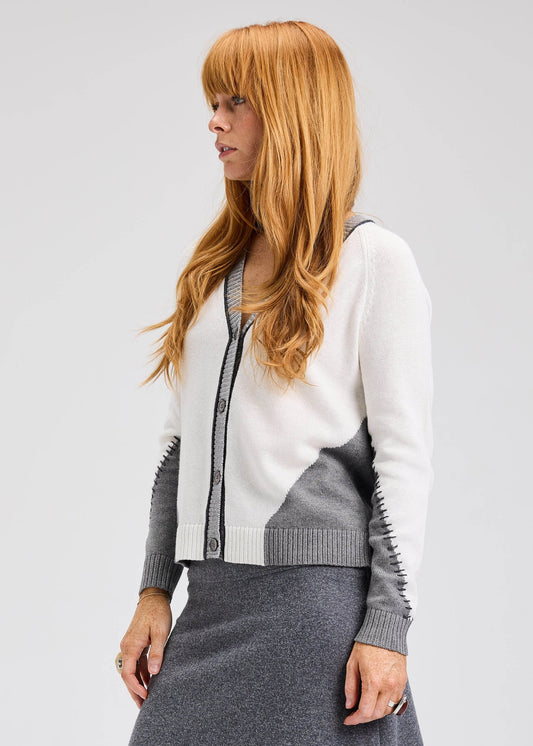 Panelled Cardi ZP7508U - Zaket & Plover