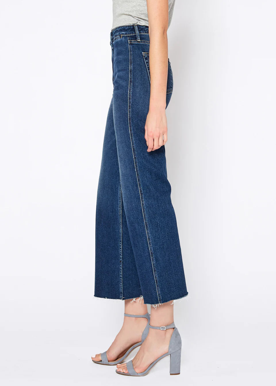 Queen High Rise Crop Wide Leg FS1194QTHND - No End Denim