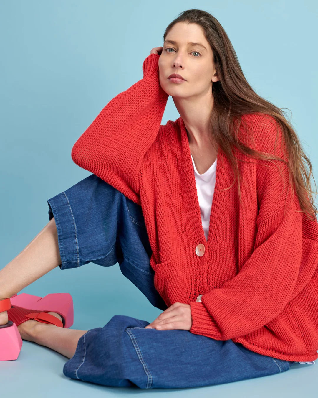 Simply Slouchy Cardigan AS43C - Alembika