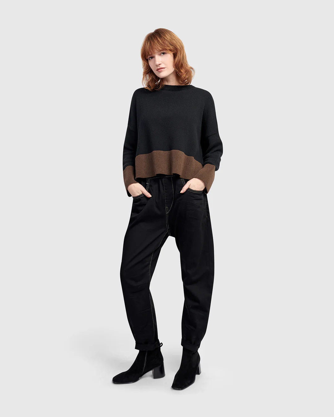 Vista Block Sweater AS940M - Alembika