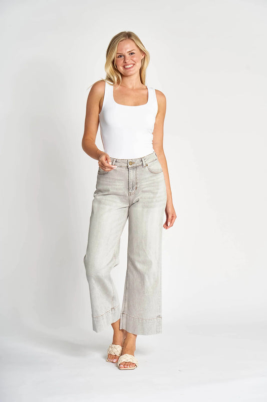 ZHILDE Wide Leg Jean D125676-W213 - ZHRILL