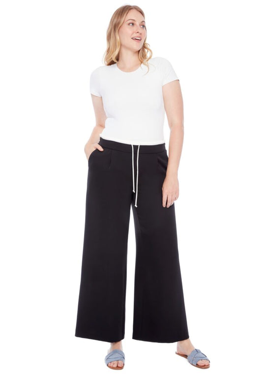 Fiona Solid Vegan Silk Wide Leg Pant 256014 - I Love Tyler Madison