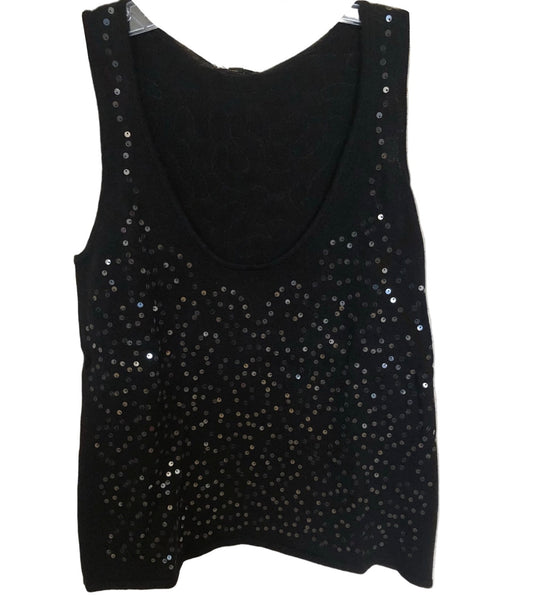 COTTON CASHMERE SEQUIN TANK - Minnie Rose