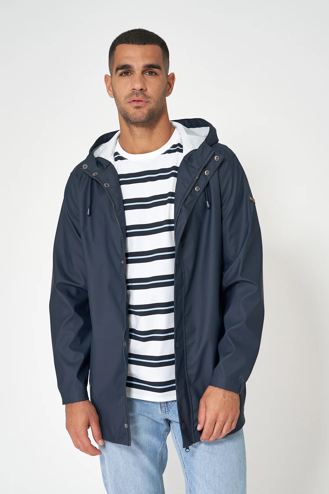 Lightweight Loose-Fitting 100% Waterproof Unisex Rain Jacket C3164-MA - Batela