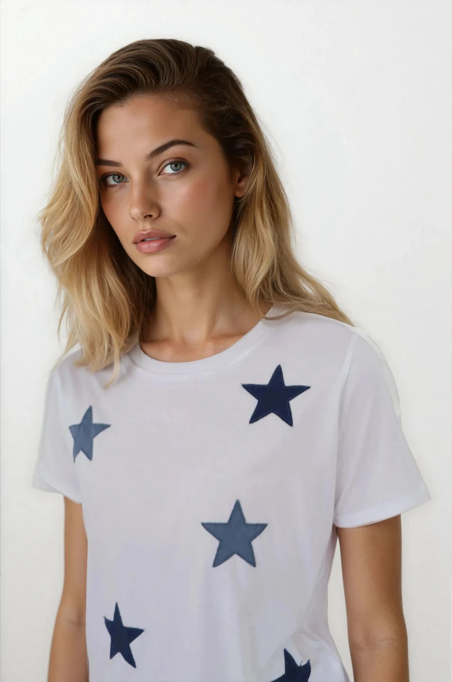 Denim Patch Perfect Tee - CHRLDR