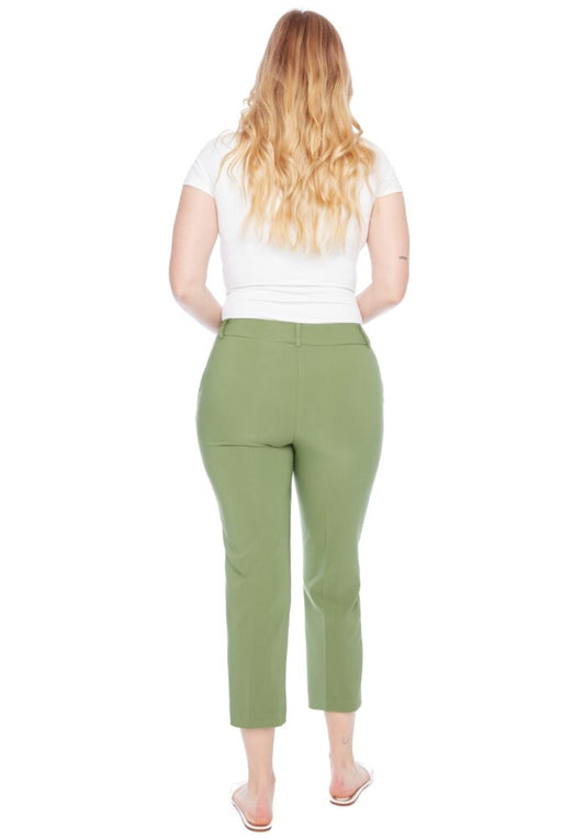 Chloe Solid Amalfi Straight-Leg Ankle Pant 256032 - I Love Tyler Madison