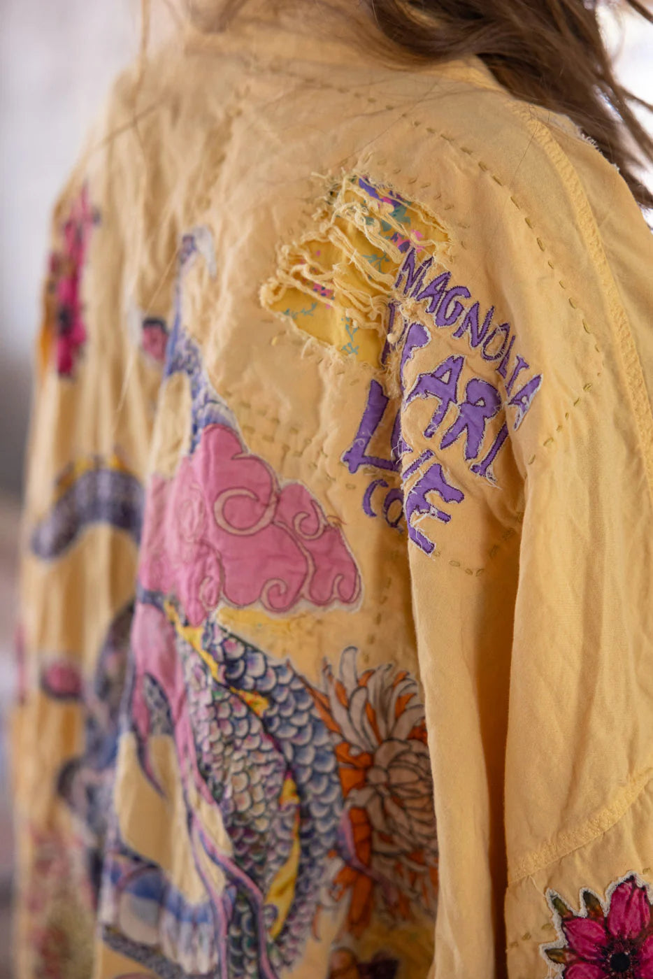 Dragon Romani Kimono 1163 - Magnolia Pearl