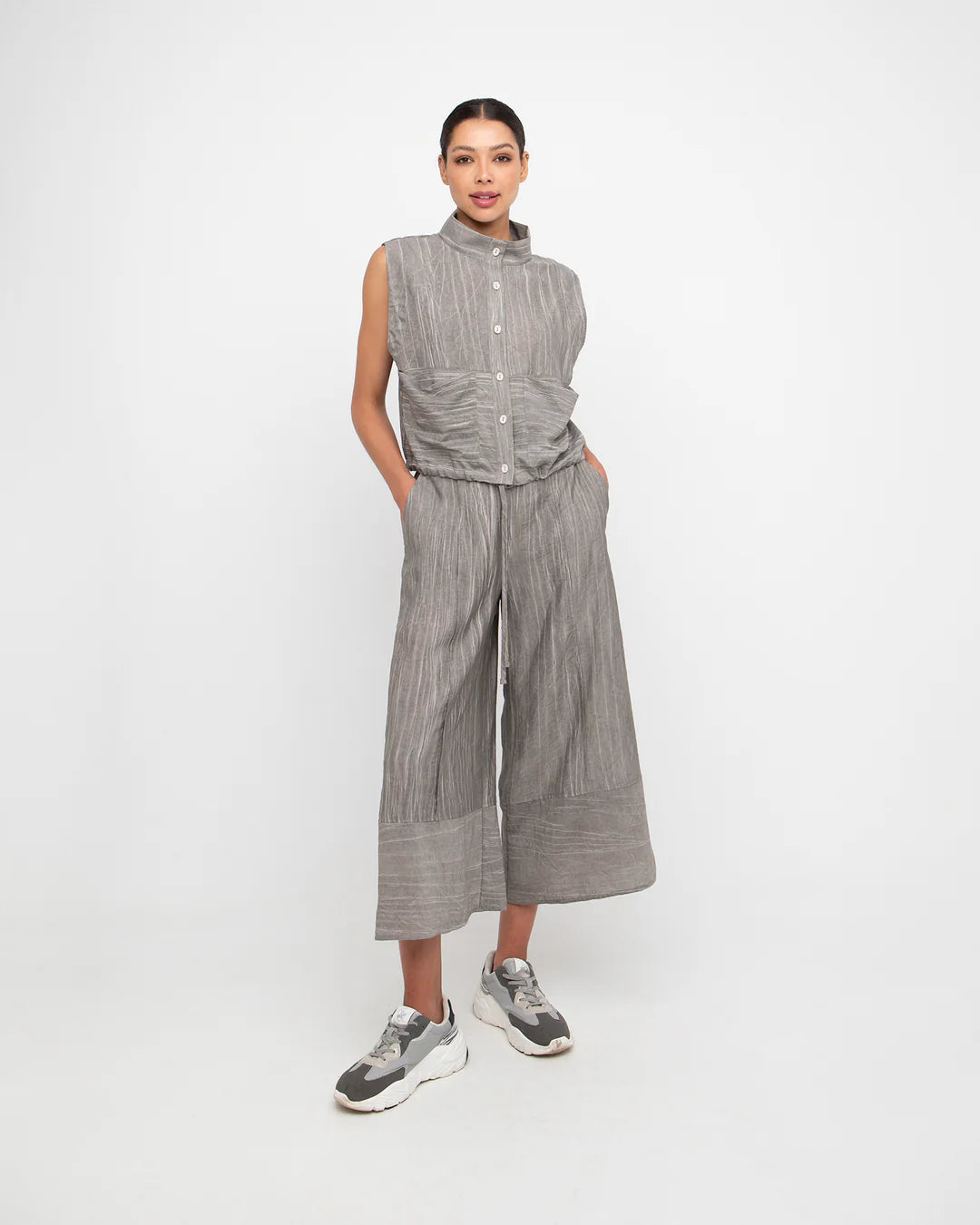 Ozai N Ku Mene Wide Crop Pant 860914 - Alembika