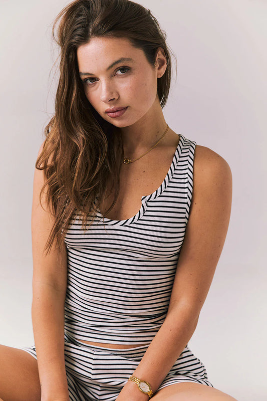 Brandi Daitime Stripe Tank CWA562 - CHASER
