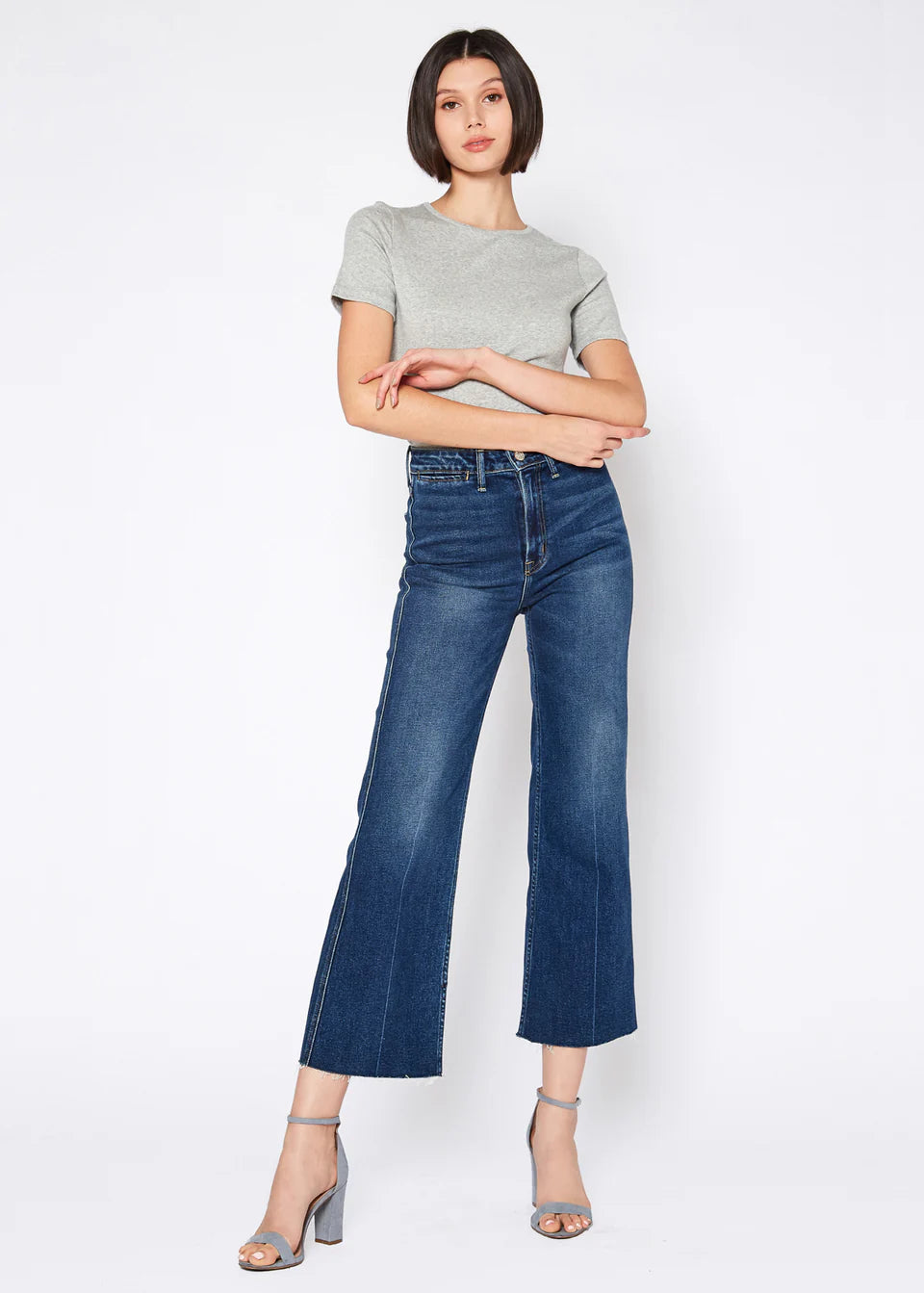 Queen High Rise Crop Wide Leg FS1194QTHND - No End Denim