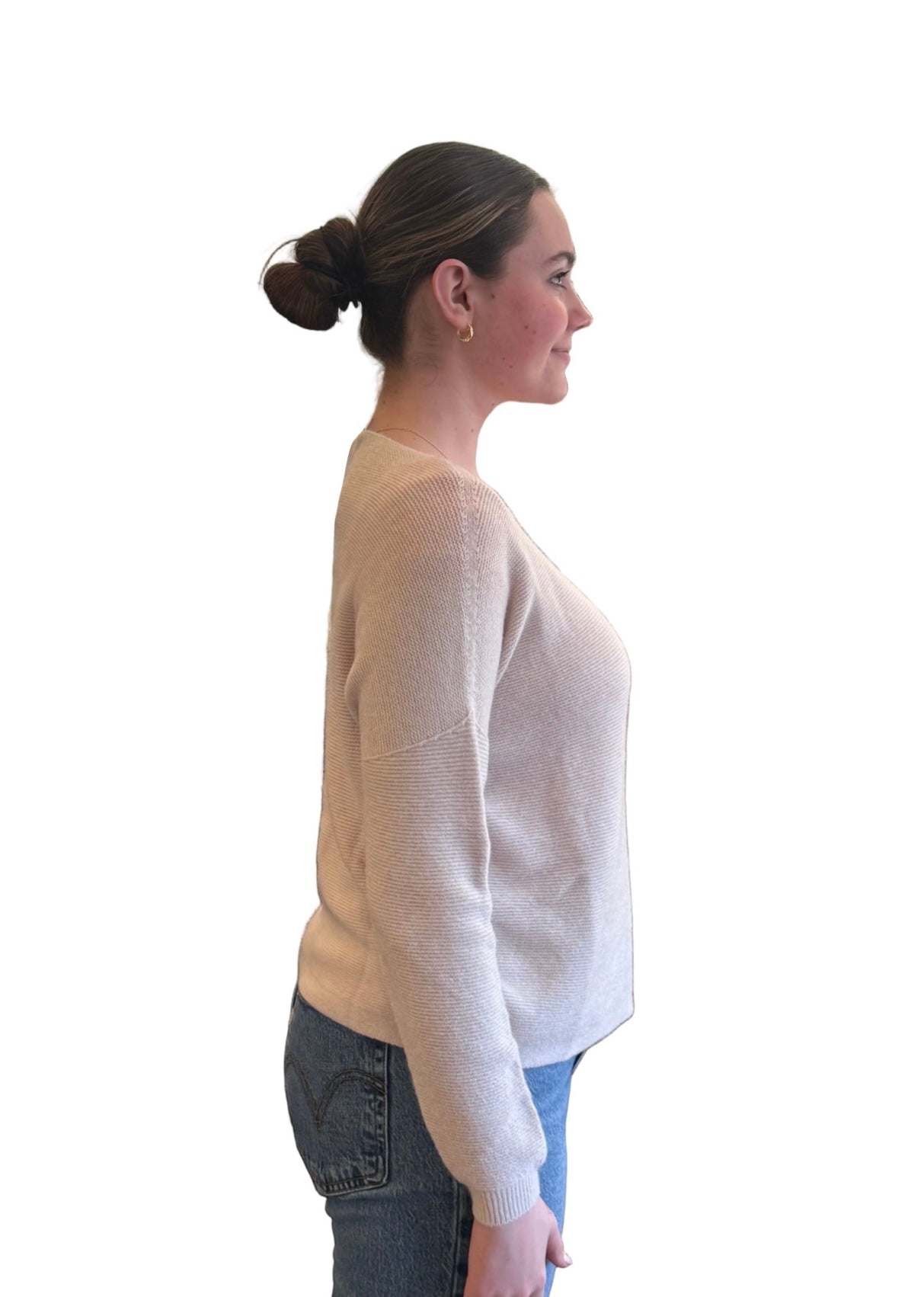 Jenna Fine Rib Boat Neck Knit - Amazing Woman
