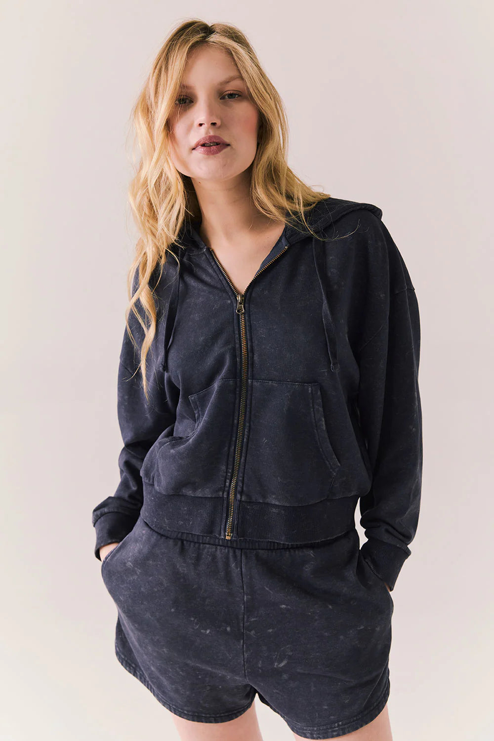 Abilene Navy Zip Up CWA622 - CHASER