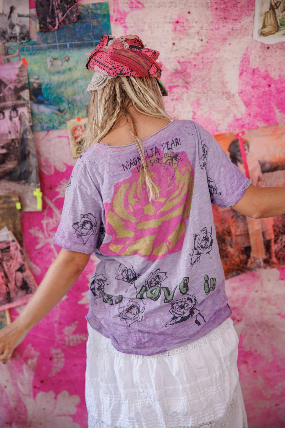 Mermaid Love Letters Tee 3122 - Magnolia Pearl