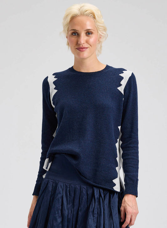 Jaggered Sweater ZP7529U - Zacket & Plover