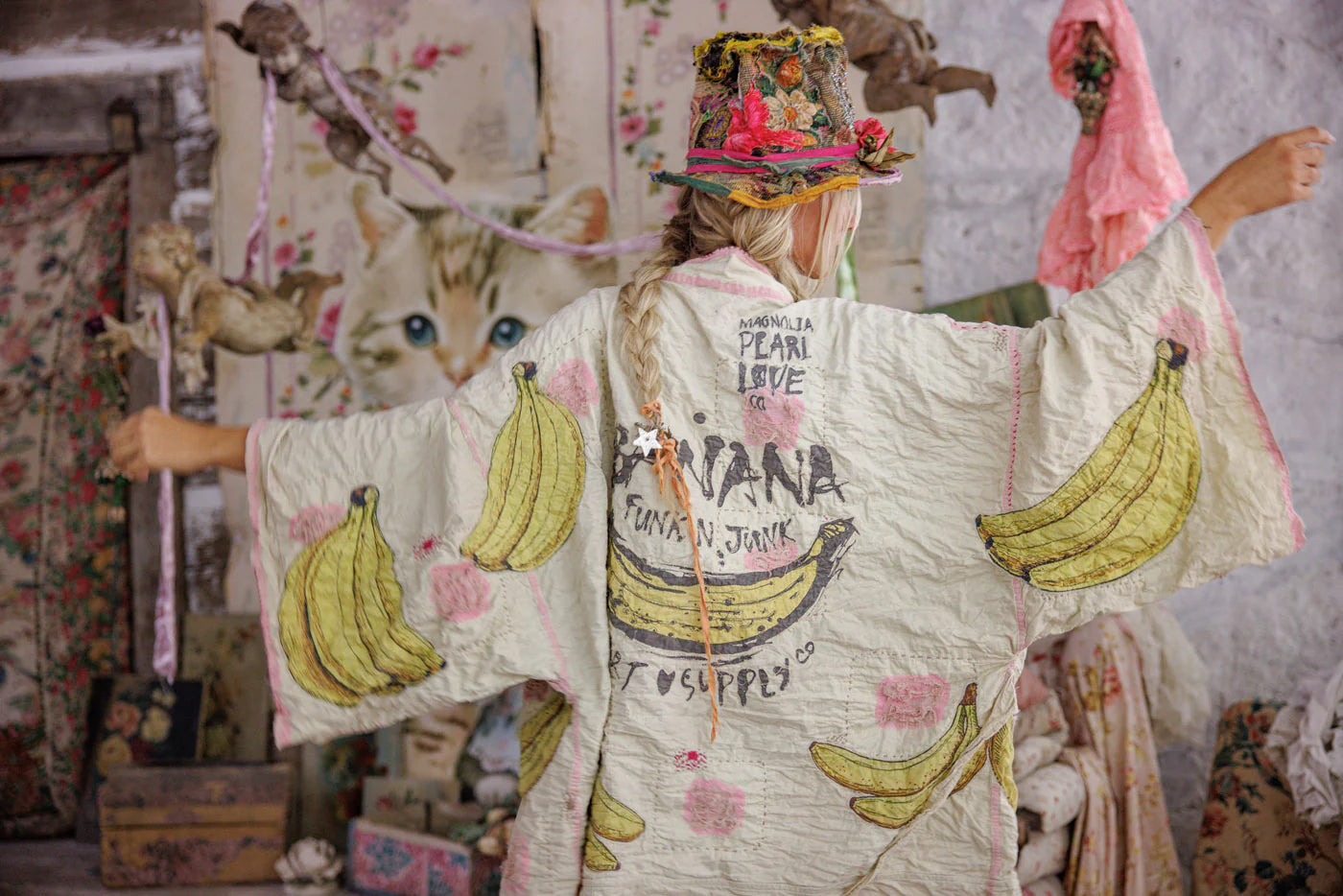 Banana Funk N’ Junk Kimono 1322 - Magnolia Pearl