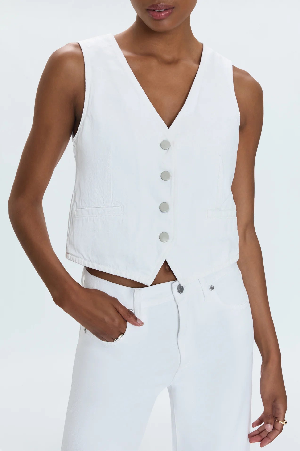 Vero Denim Vest P00095047DR - PISTOLA