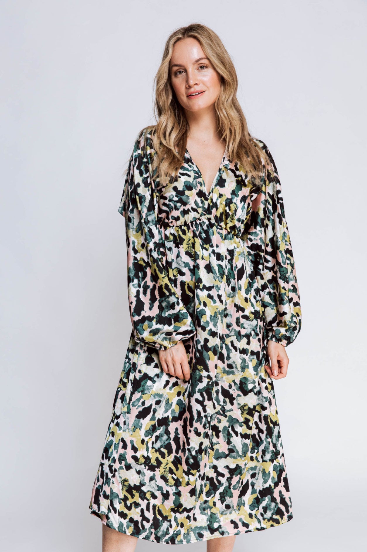 BADOI Long Sleeve Blouse Dress N124379-N3160 - Zhrill