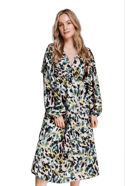 BADOI Long Sleeve Blouse Dress N124379-N3160 - Zhrill