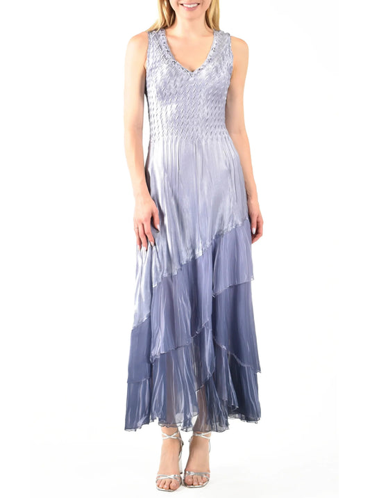 Sleeveless Maxi Dress CAP18476SO - KOMAROV