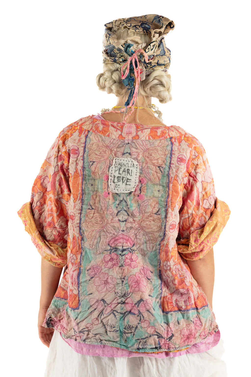 Floral Isabeau Kimono 731 - Magnolia Pearl