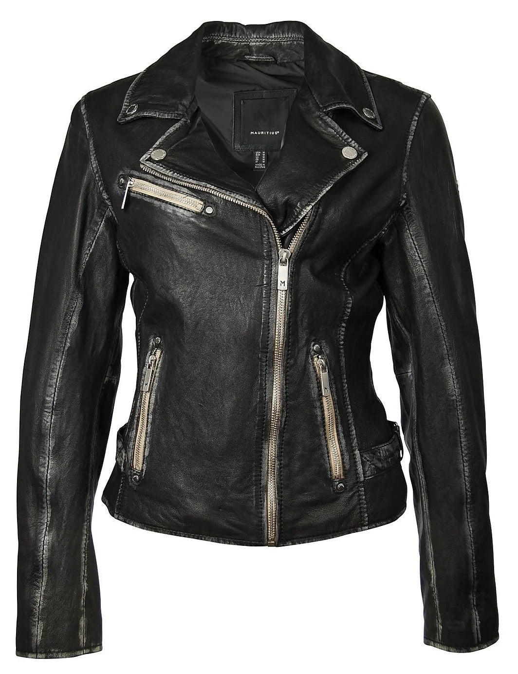 Sofia RF Leather Jacket - Mauritius