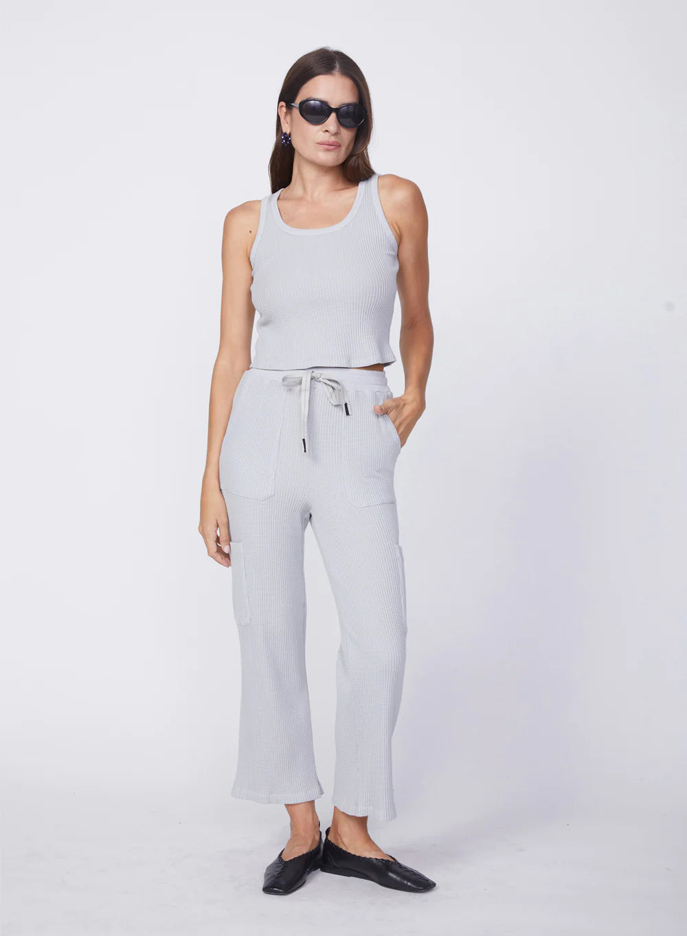 Mini Luxe Thermal Cropped Pant A24-566-5281 - Stateside