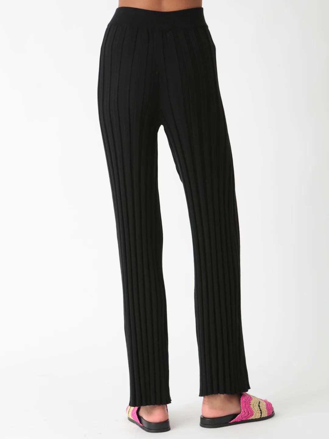 Carmel Ribbed Knit Pant WBT172SO - Electric & Rose