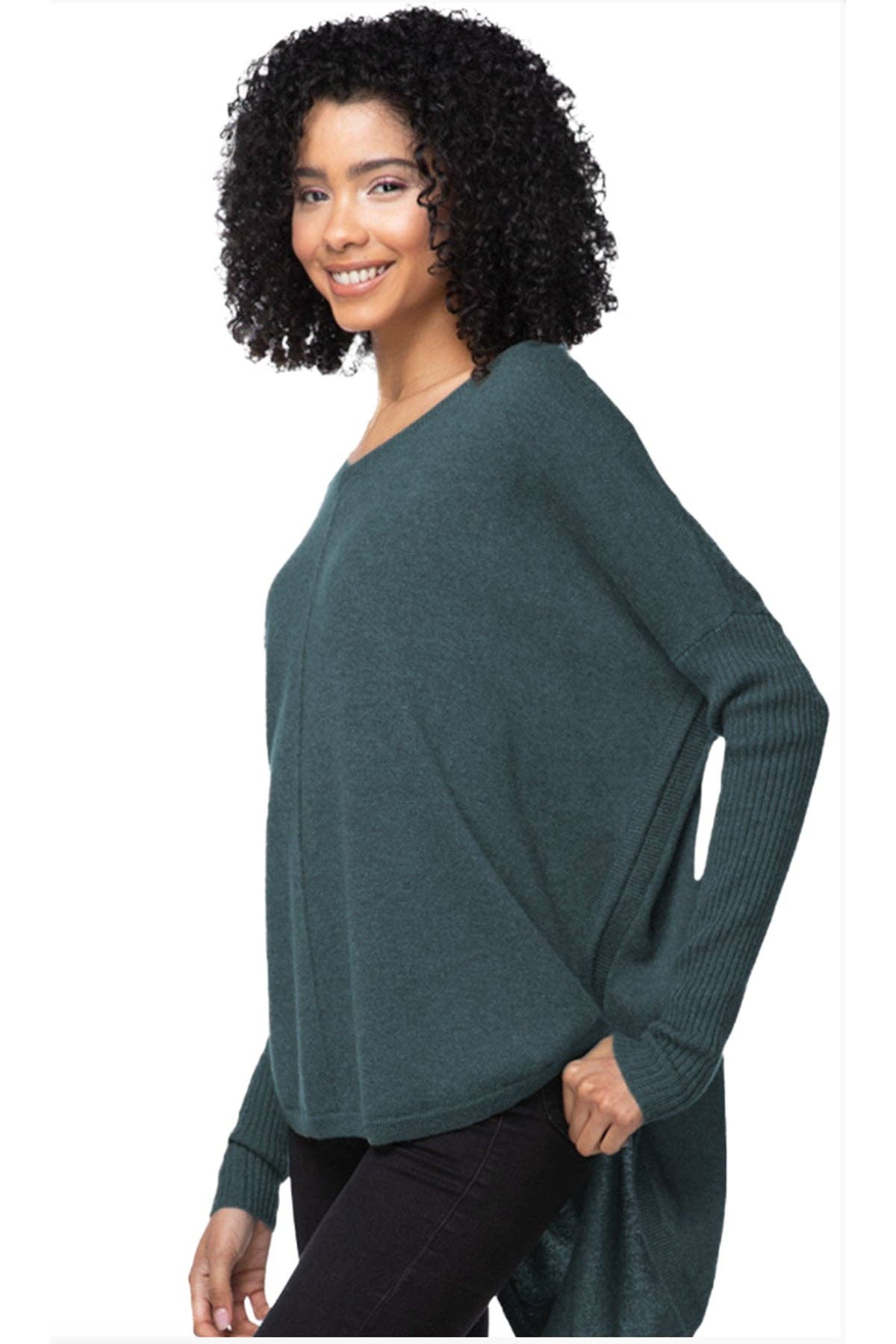 Nelly Washable Cashmere V-neck Pullover