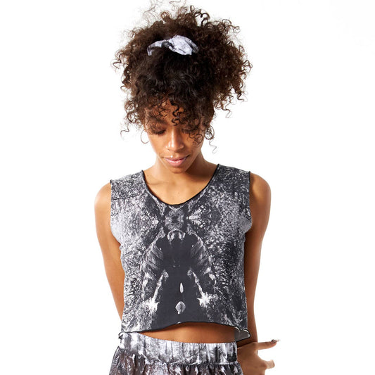 Babs Sleeveless Stretchy Crop Top