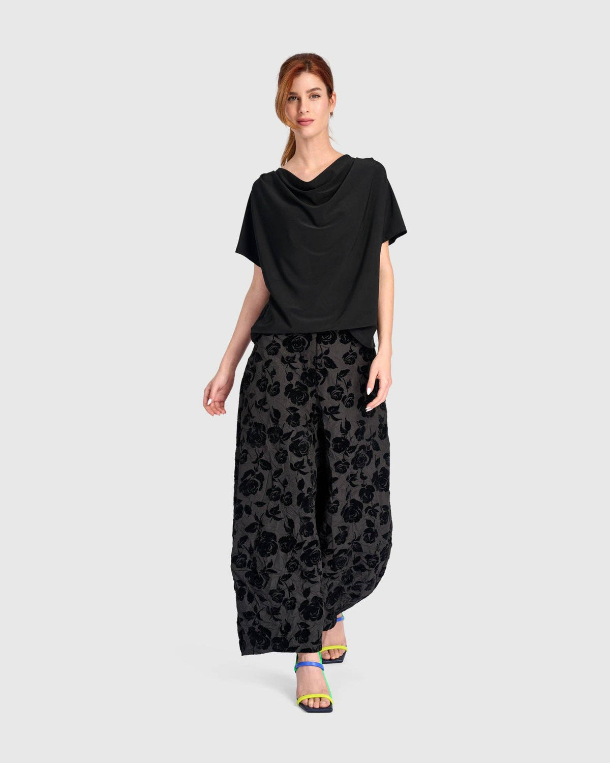 Attar Lantern Pants, Black Rose: BLACK / 2 (US 8-10)