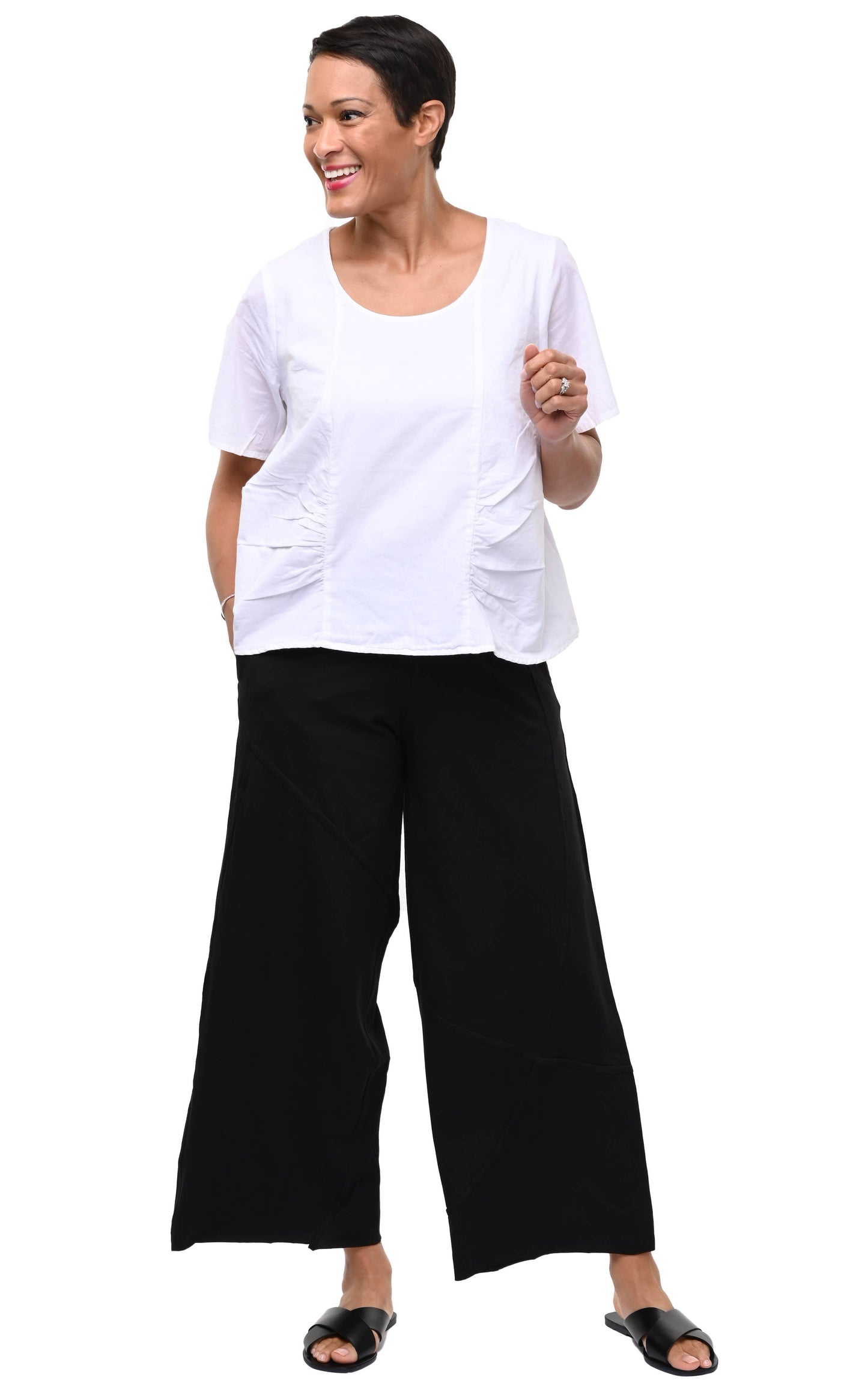 CV404 Carmella Pullover in White*: S