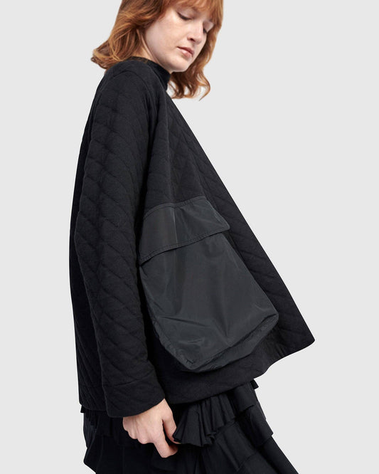 Urban Parcel Quilted Jacket, Black: BLACK / M (US 12-14)
